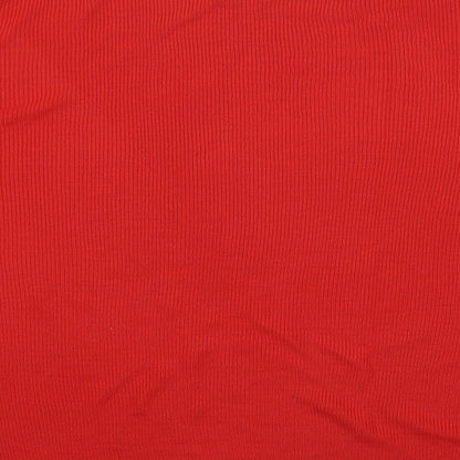 Berkertex Womens Red Round Neck Acrylic Pullover Jumper Size 20