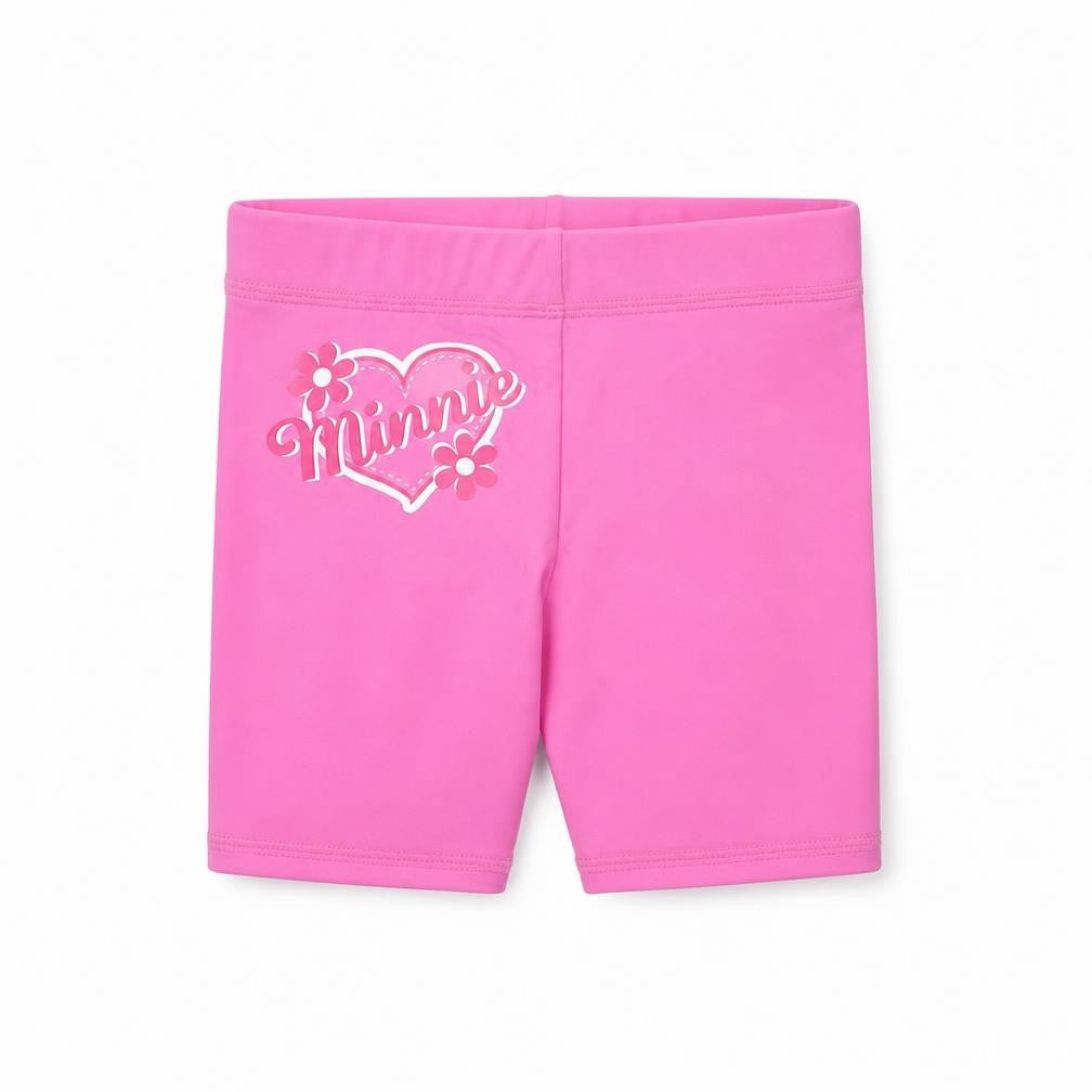 Disney Girls Pink Polyester Cropped Trousers Size 18-24 Months - Minnie Mouse shorts