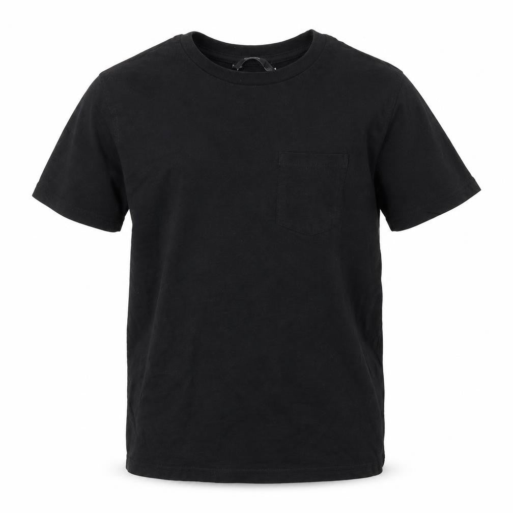 George Boys Black Cotton Basic T-Shirt Size 8-9 Years Round Neck