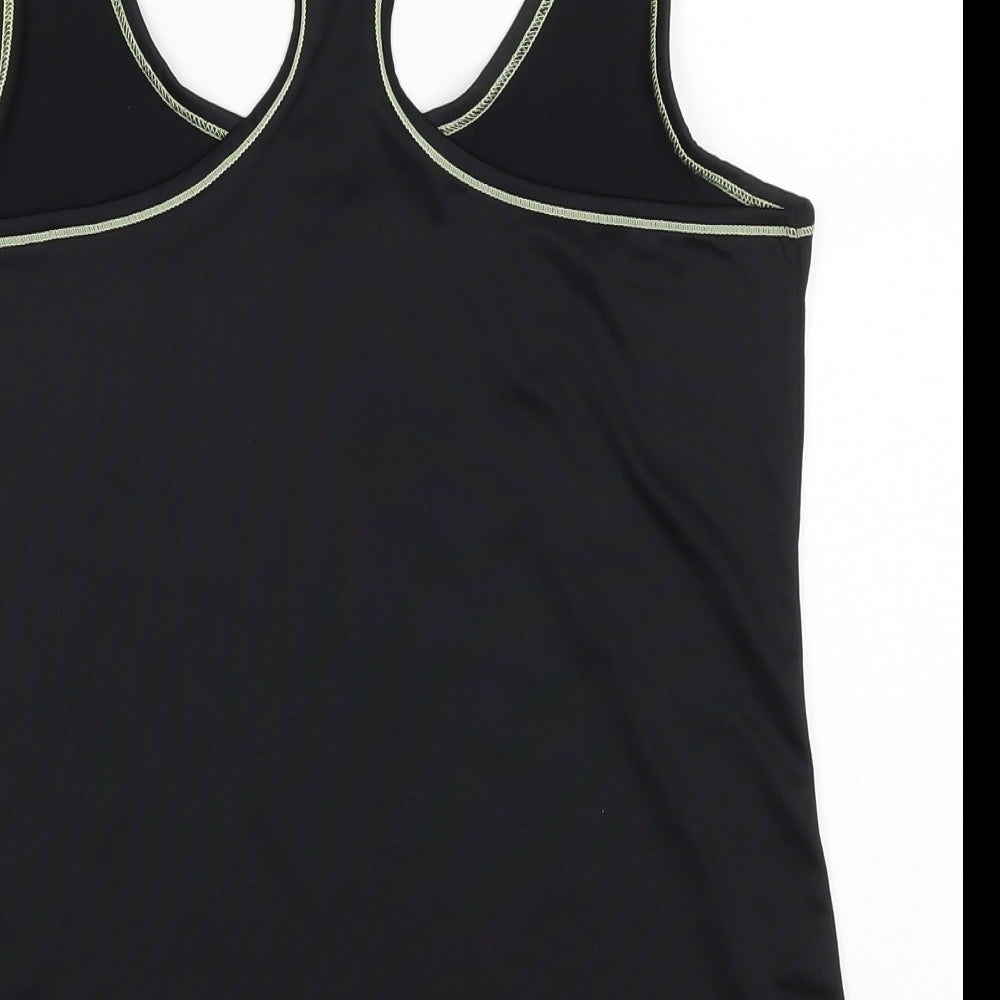 Crivit Womens Black Polyester Basic Tank Size S Scoop Neck - Urban Fitness