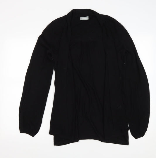 Wallis Womens Black V-Neck Viscose Cardigan Jumper Size S