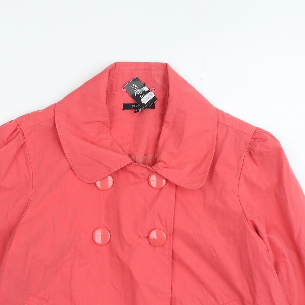 Dunnes Stores Womens Pink Jacket Size 14 Button