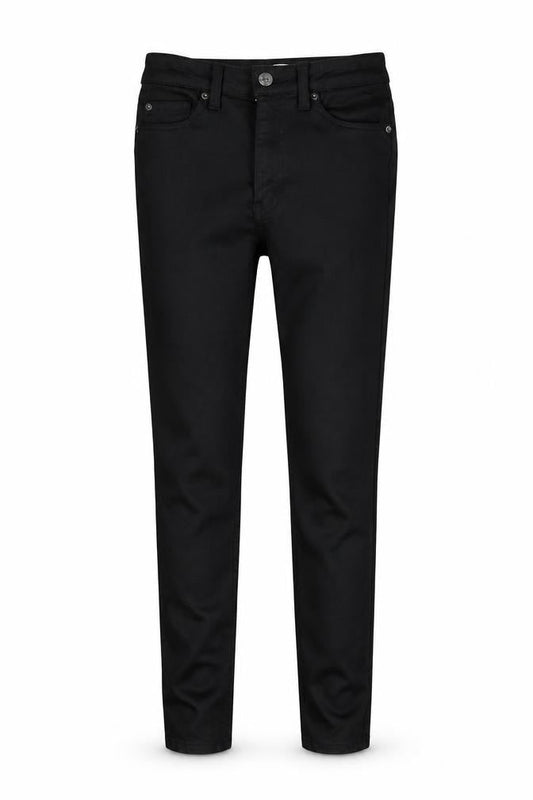 H&M Womens Black Polyester Skinny Jeans Size 8 L25 in Regular Zip