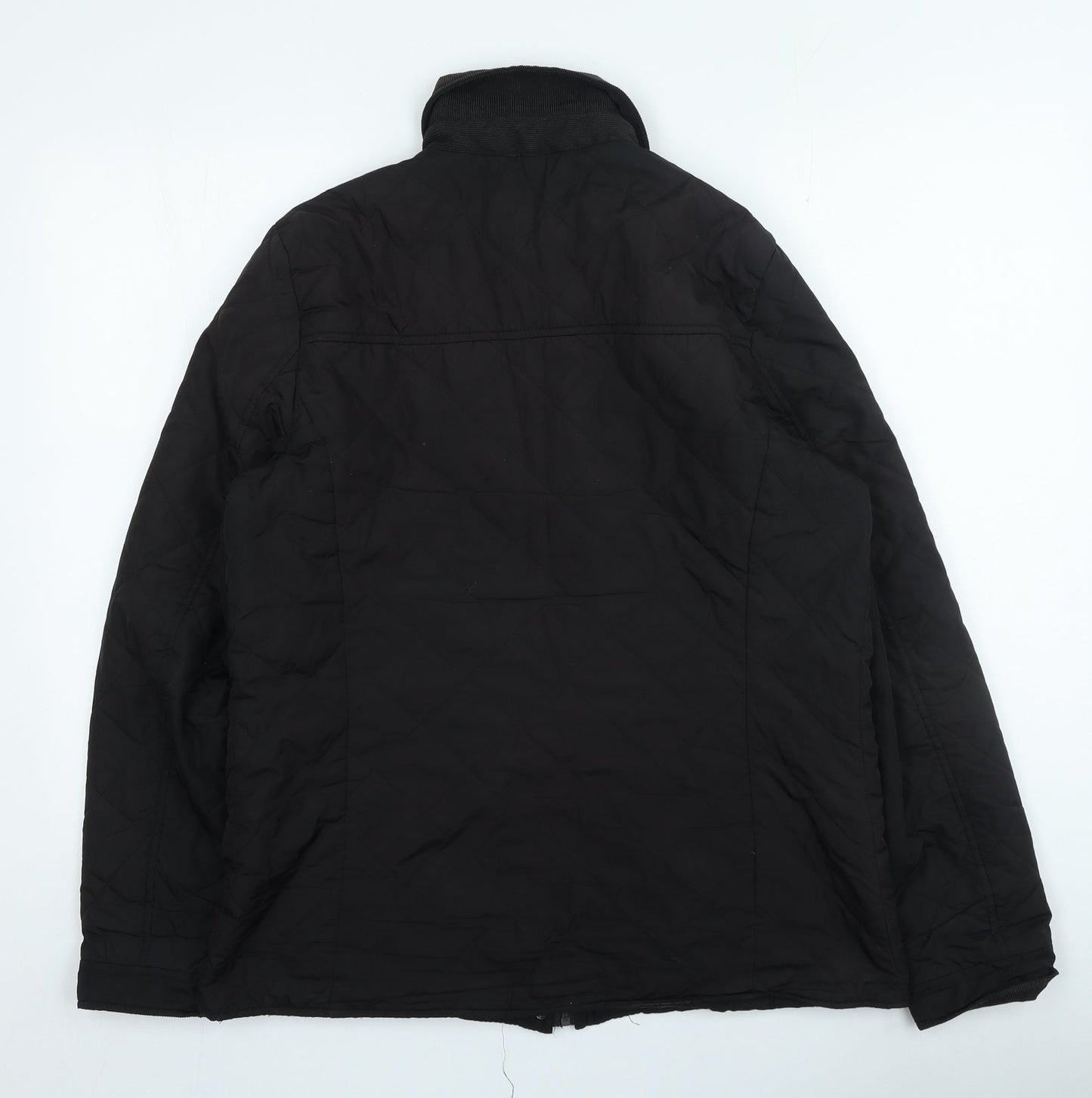 Dorothy Perkins Womens Black Rain Coat Coat Size 14 Zip