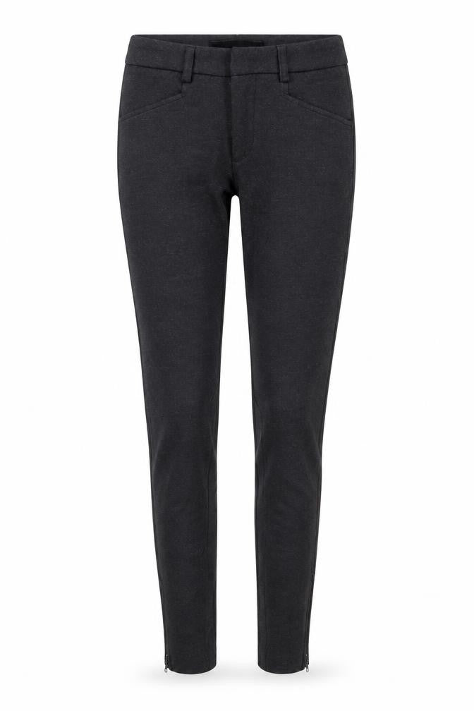 Part Two Womens Grey Viscose Trousers Size 8 L31 in Regular