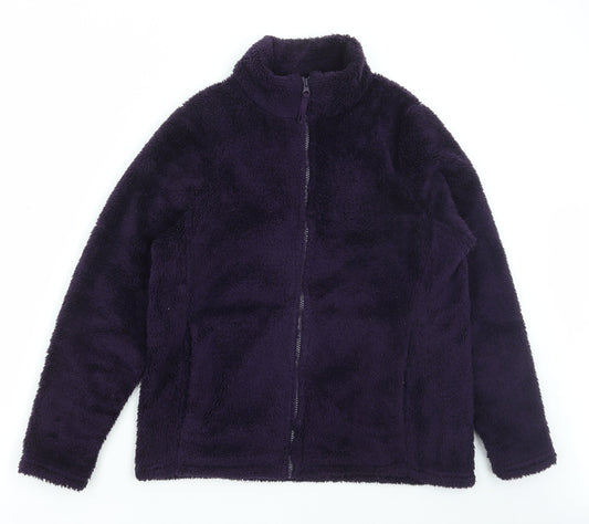 Dunnes Stores Womens Purple Jacket Size M Zip