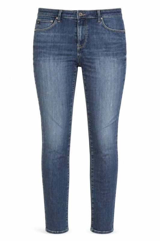&Denim Womens Blue Cotton Skinny Jeans Size 32 in L32 in Regular Zip