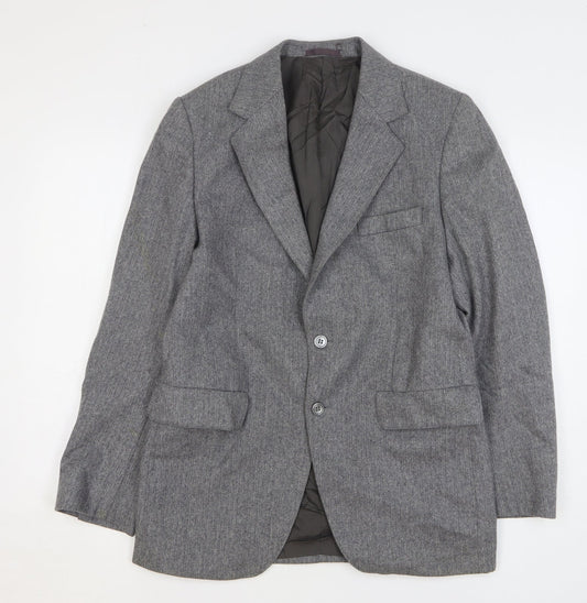 John Collier Mens Grey Wool Jacket Suit Jacket Size 40