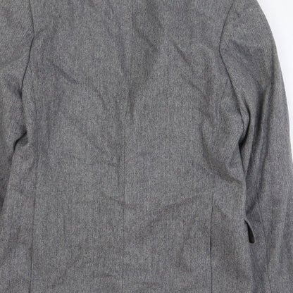 John Collier Mens Grey Wool Jacket Suit Jacket Size 40