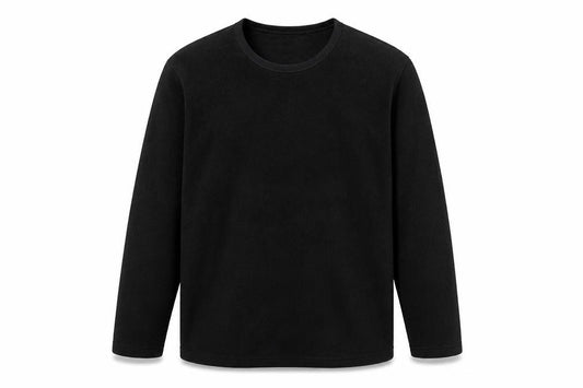 Preworn Mens Black Polyester Pullover Sweatshirt Size M