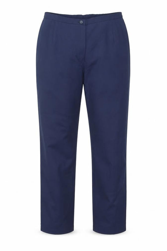 Meltemi Mens Blue Polyester Trousers Size 30 in L25 in Regular Zip