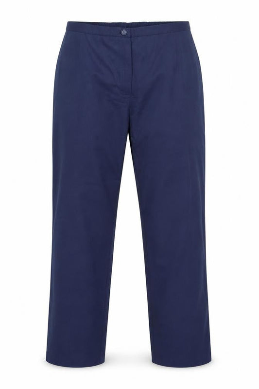 Meltemi Mens Blue Polyester Trousers Size 30 in L25 in Regular Zip