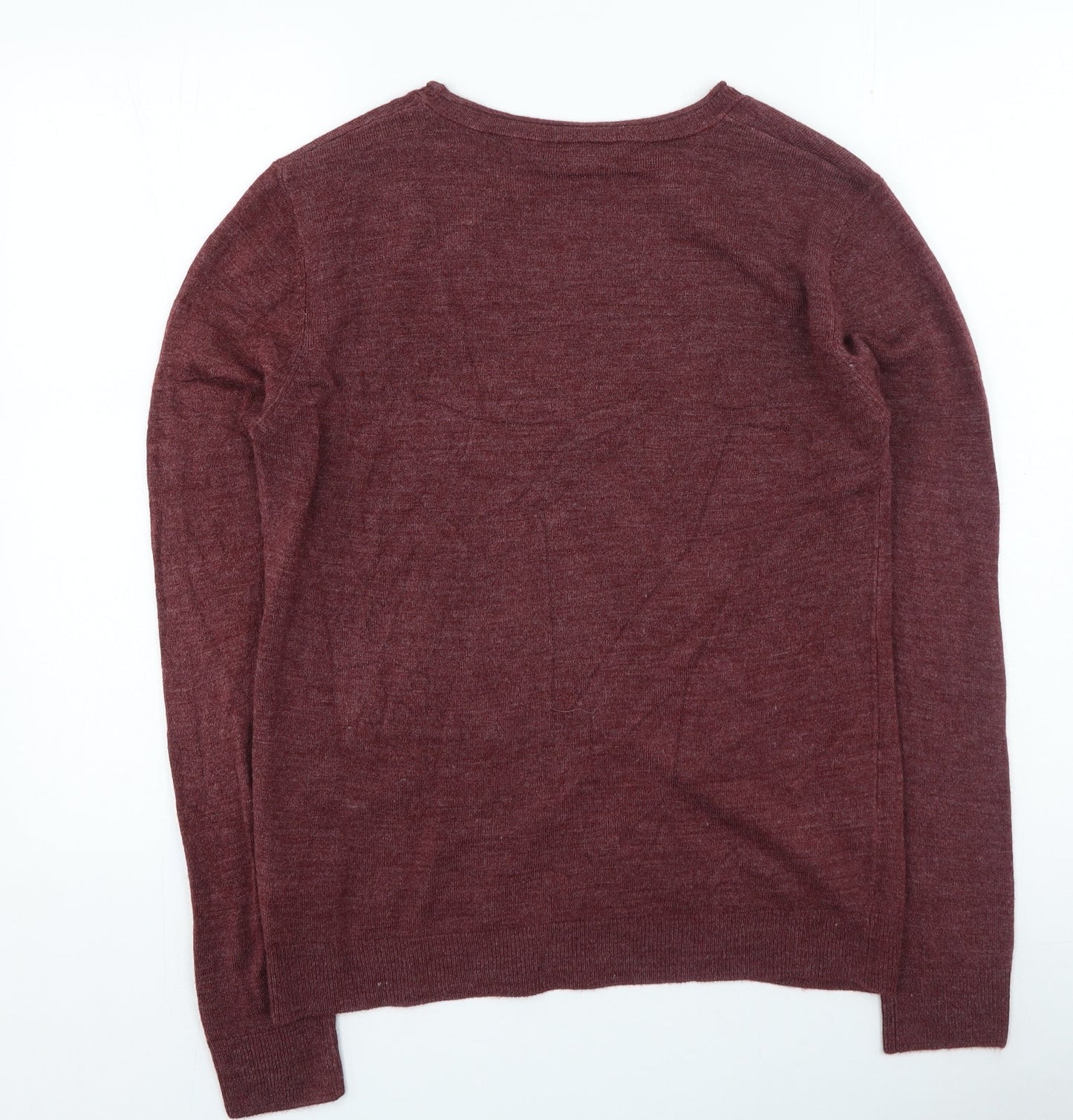 Primark Womens Purple Round Neck Acrylic Pullover Jumper Size 12