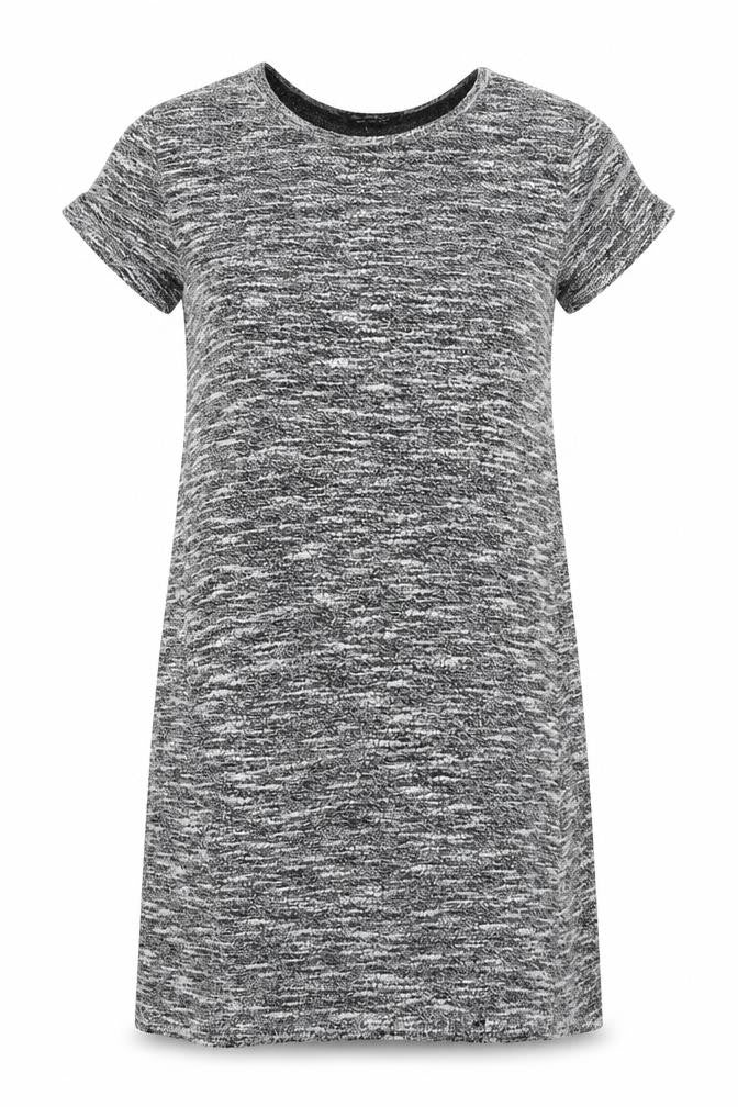 Miss Selfridge Womens Grey Polyester Jumper Dress Size 10 Round Neck Pullover