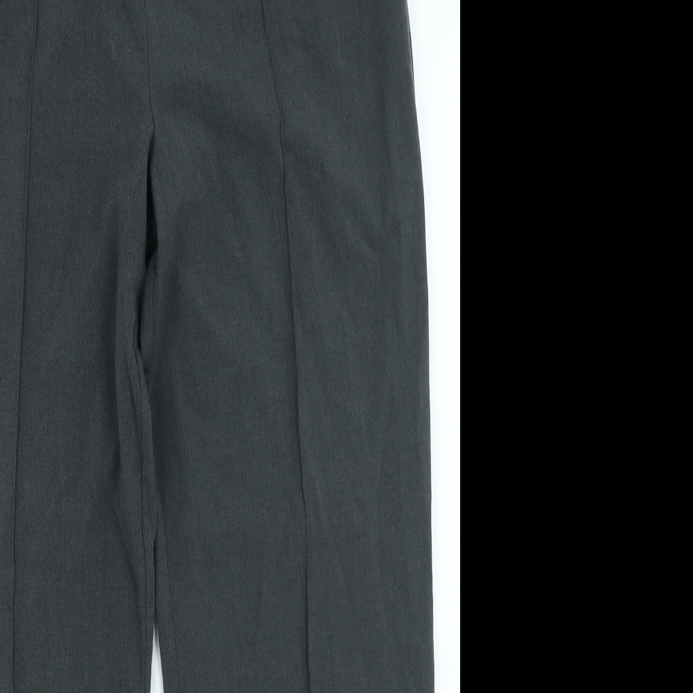 Epilogue Womens Grey Polyester Trousers Size 14 L28 in Regular