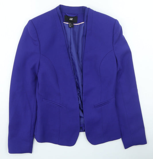 H&M Womens Purple Jacket Size 6