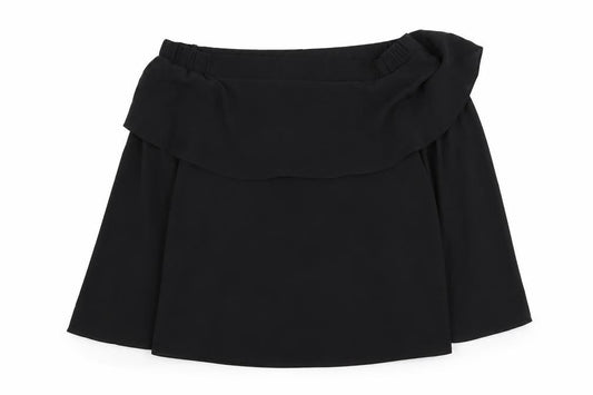 Atmosphere Womens Black Polyester Basic Blouse Size 12 Off the Shoulder