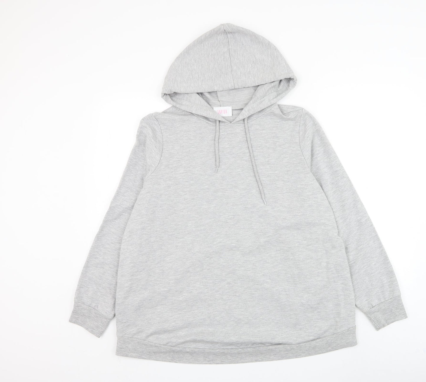 Savida Womens Grey Cotton Pullover Hoodie Size L Pullover