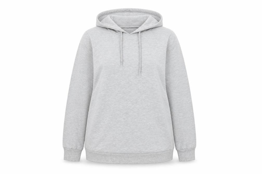 Savida Womens Grey Cotton Pullover Hoodie Size L Pullover