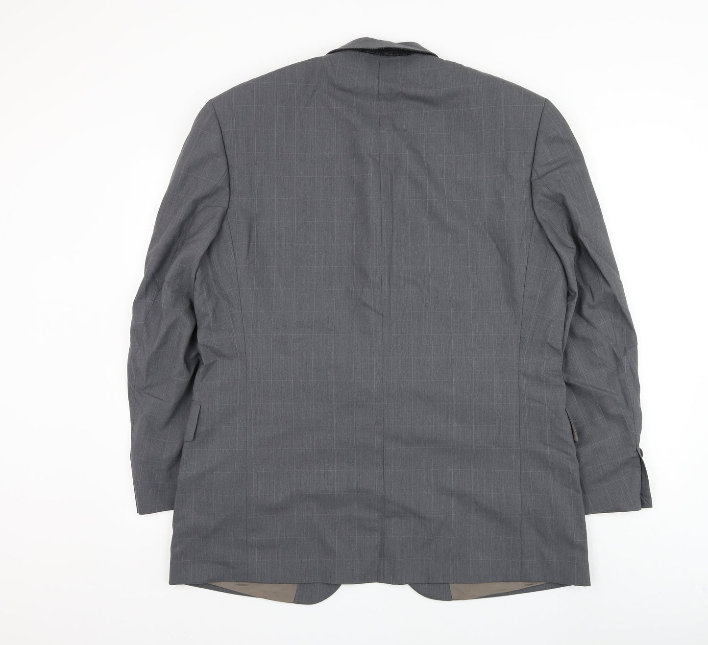 Lino Vierra Mens Grey Wool Jacket Suit Jacket Size 42
