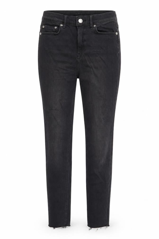 F&F Womens Black Cotton Skinny Jeans Size 10 L23 in Regular Button
