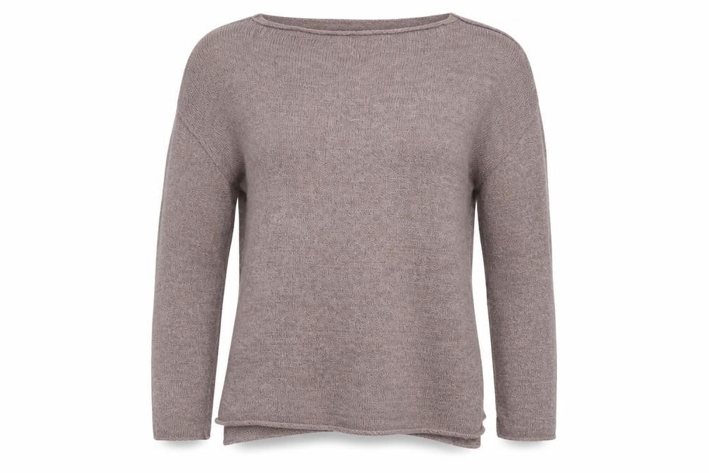 Divided by H&M Womens Brown Round Neck Acrylic Pullover Jumper Size S