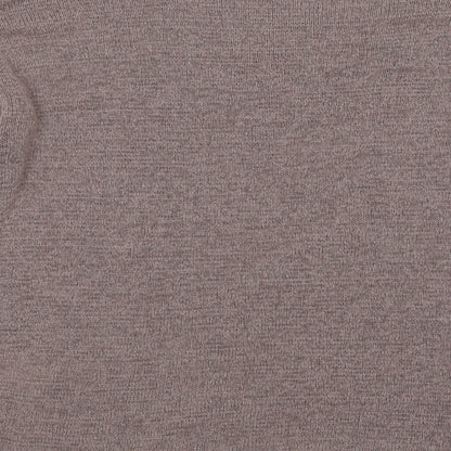 Divided by H&M Womens Brown Round Neck Acrylic Pullover Jumper Size S