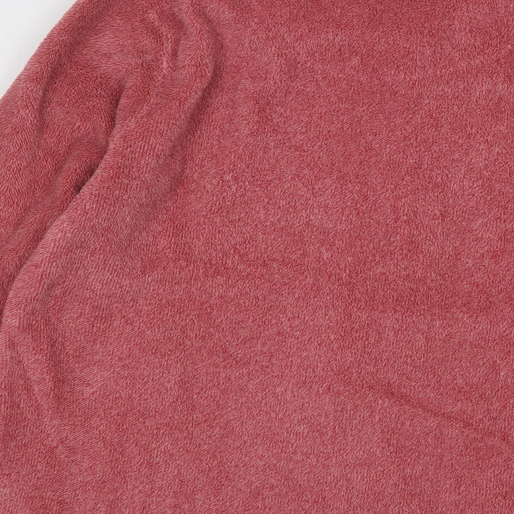 Primark Womens Red Round Neck Polyester Pullover Jumper Size 12 - Coffee and Cuddles