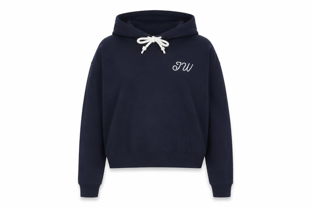 Jack Wills Womens Blue Cotton Pullover Hoodie Size 6 Pullover