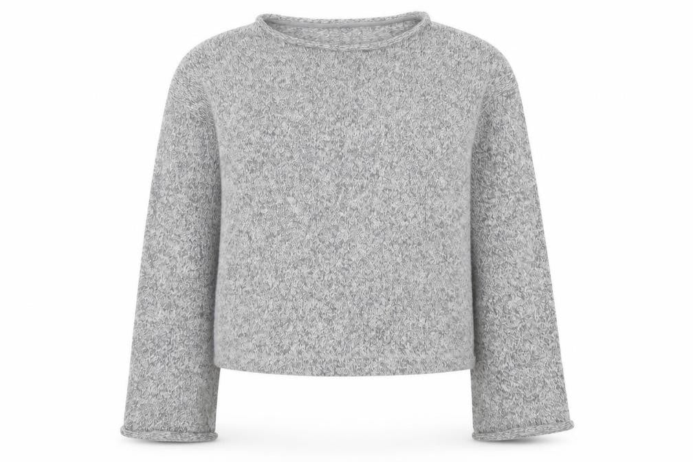 Zara Womens Grey Crew Neck Polyester Pullover Jumper Size L