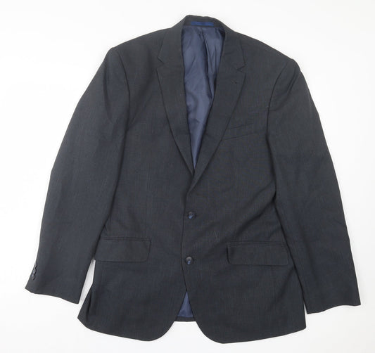 Taylor & Wright Mens Grey Polyacrylate Fibre Jacket Suit Jacket Size 40