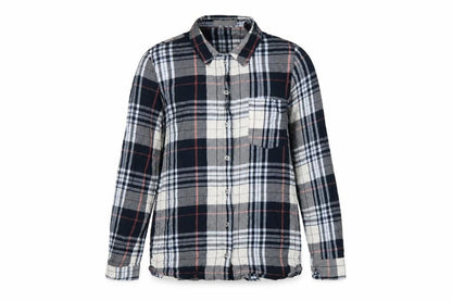 Oasis Womens Multicoloured Plaid Viscose Basic Button-Up Size 8 Collared