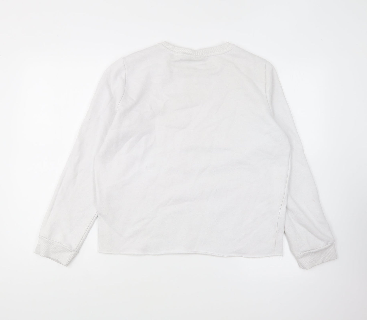 Primark Womens White Cotton Pullover Sweatshirt Size M Pullover - Stranger Things