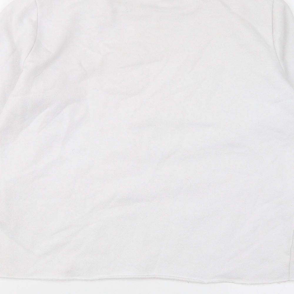 Primark Womens White Cotton Pullover Sweatshirt Size M Pullover - Stranger Things