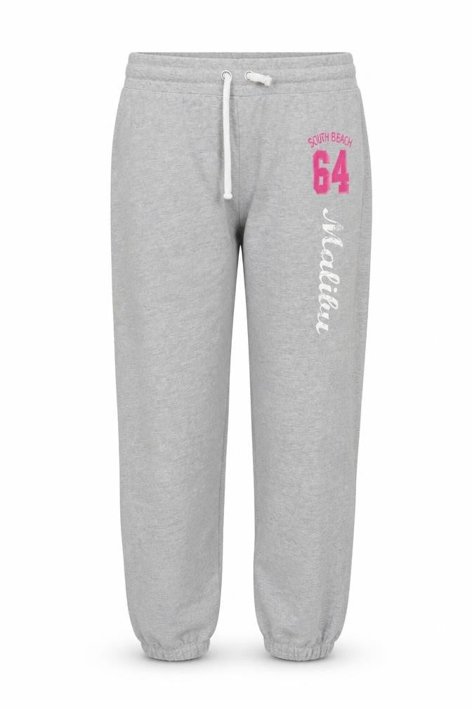 Dunnes Stores Womens Grey Polyester Jogger Trousers Size 10 L21 in Regular Drawstring - Malibu