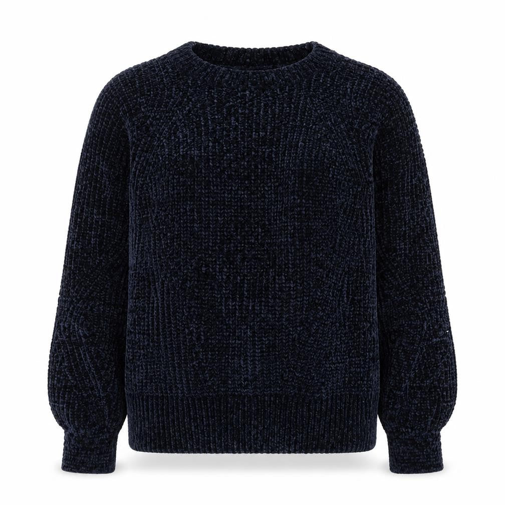 H&M Womens Blue Round Neck Polyester Pullover Jumper Size S