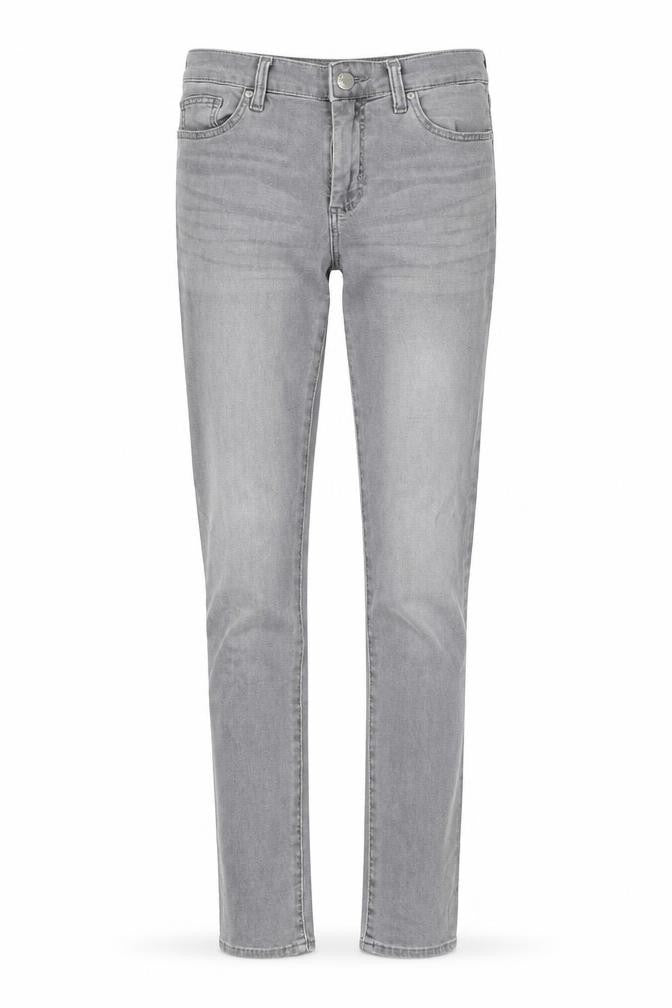 Topshop Womens Grey Cotton Skinny Jeans Size 26 in L32 in Regular Button