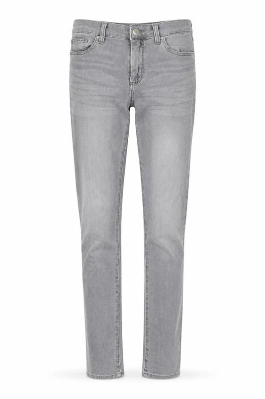 Topshop Womens Grey Cotton Skinny Jeans Size 26 in L32 in Regular Button