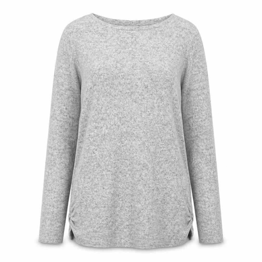 NEXT Womens Grey Round Neck Viscose Pullover Jumper Size 6