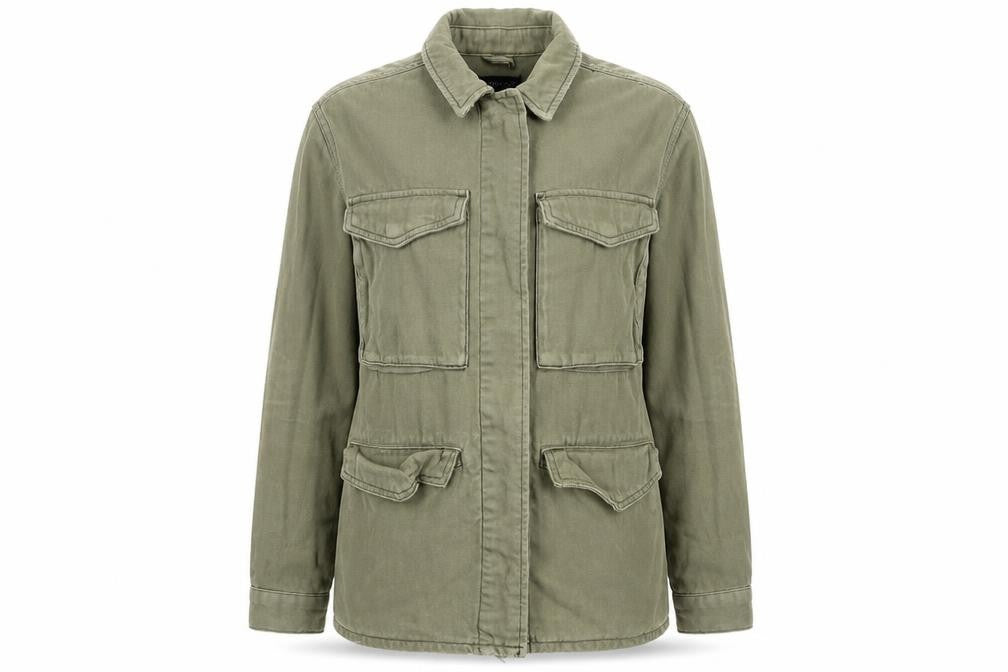 Topshop Womens Green Jacket Size 6 Button