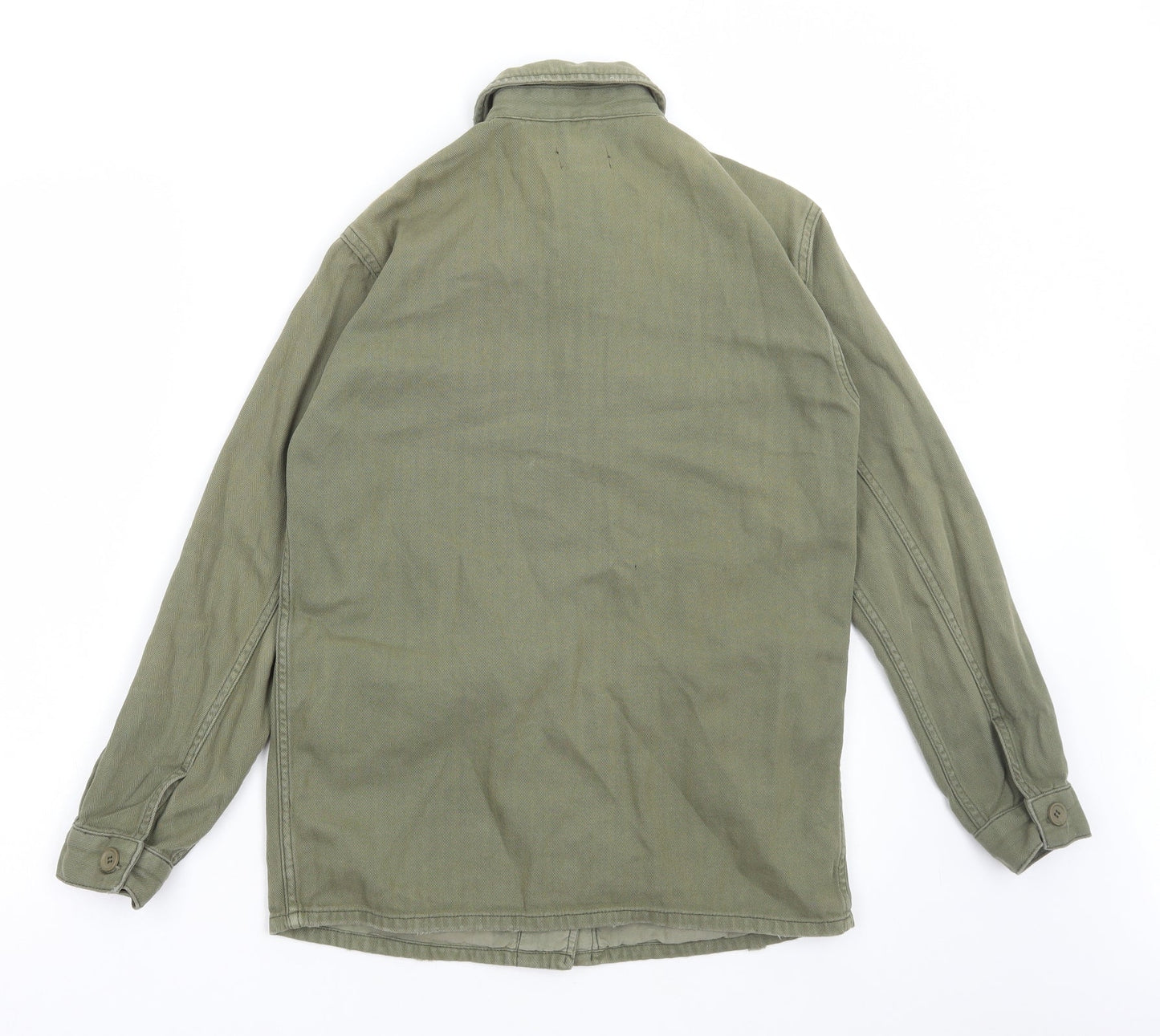 Topshop Womens Green Jacket Size 6 Button