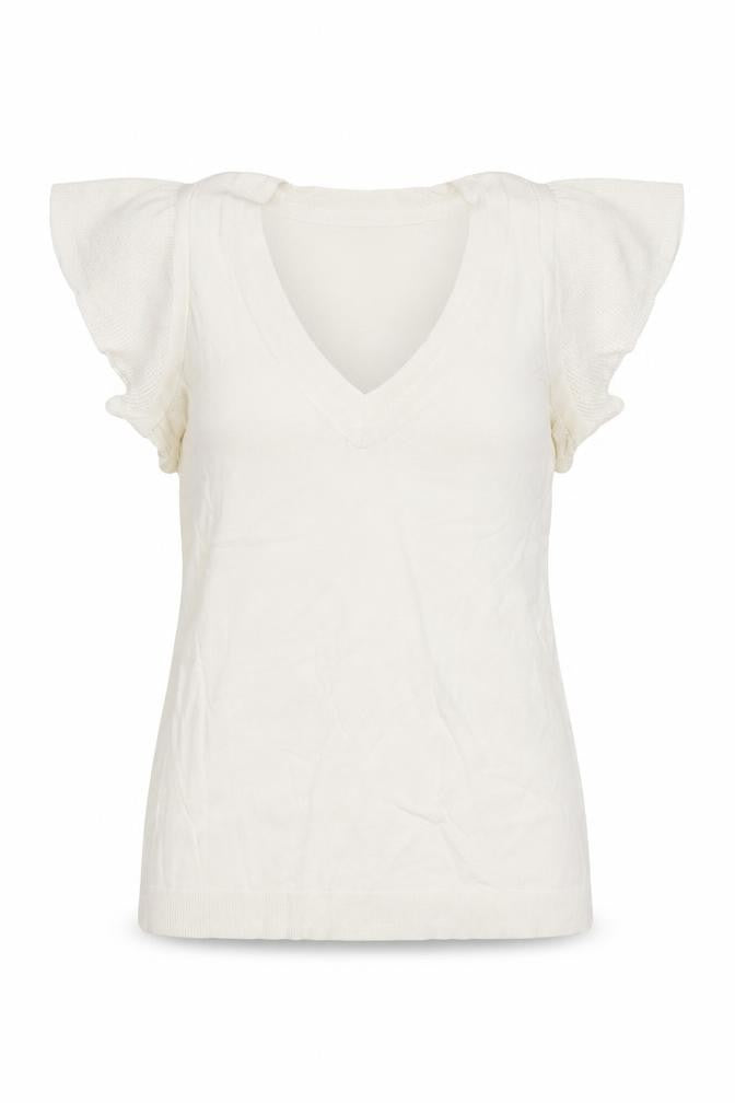 LOFT Womens Ivory V-Neck Rayon Pullover Jumper Size M