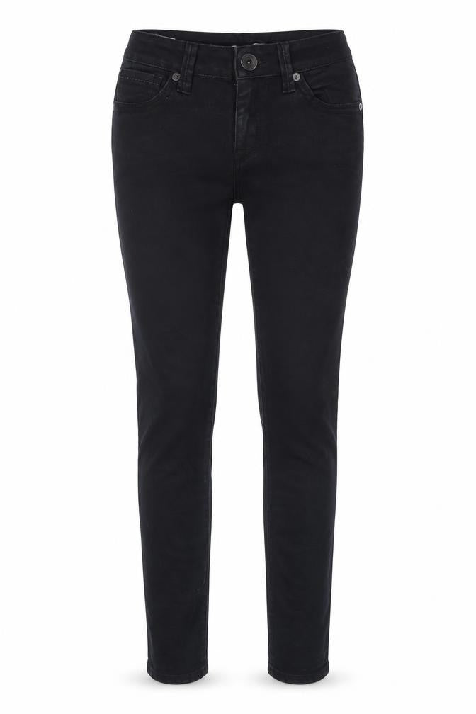 Mavi Womens Black Cotton Skinny Jeans Size 28 in L27 in Regular Button