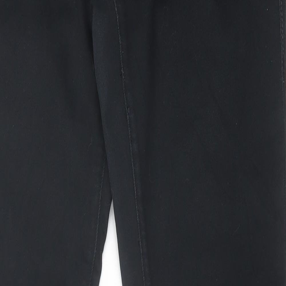 Mavi Womens Black Cotton Skinny Jeans Size 28 in L27 in Regular Button