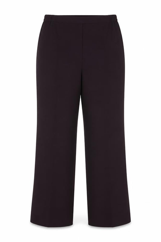 Busy Womens Purple Polyester Trousers Size 16 L30 in Regular Hook & Eye