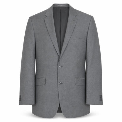 Occasions Mens Grey Polyester Jacket Suit Jacket Size 42