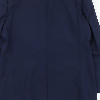 Skopes Mens Blue Wool Jacket Suit Jacket Size L