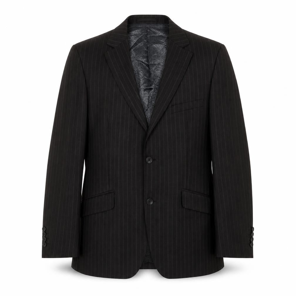REMUS Mens Brown Striped Wool Jacket Suit Jacket Size 40