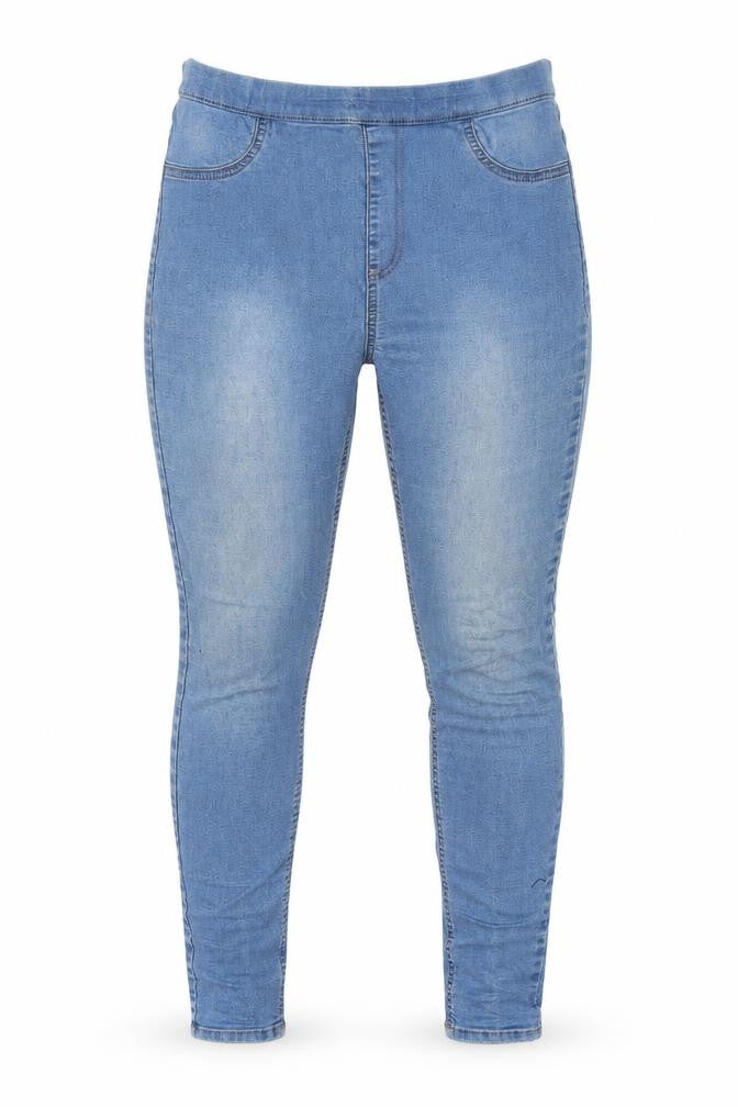 Marks & Spencer Womens Blue Cotton Skinny Jeans Size 12 L28 in Regular