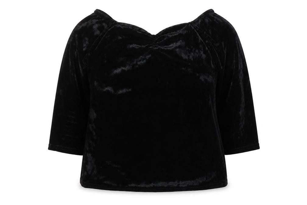 New Look Womens Black Round Neck Polyester Pullover Jumper Size 14